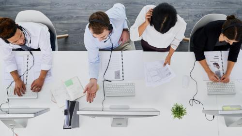 מרכז המידע של משרד העלייה והקליטה מיומנויות שירות טלפוני